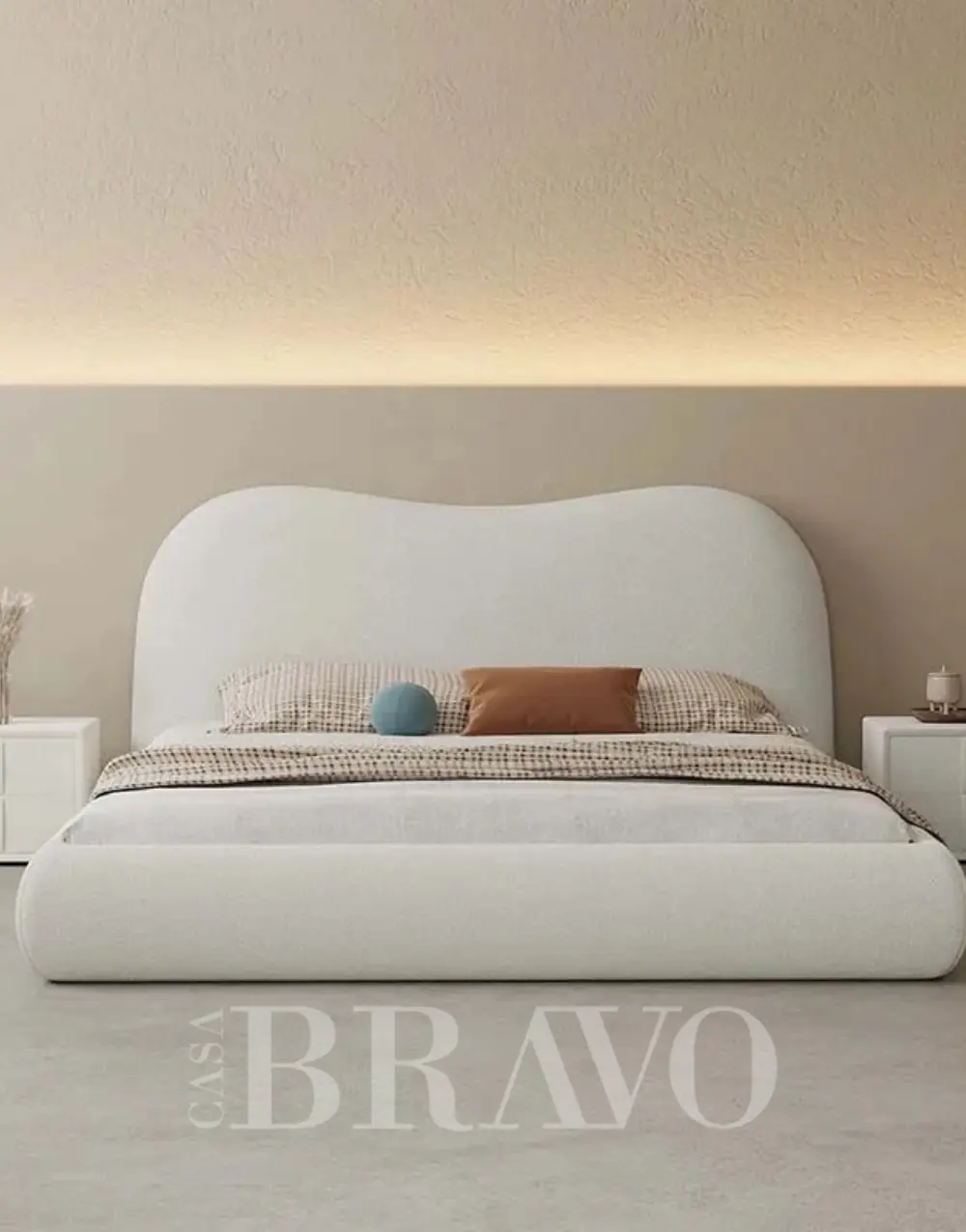 سرير CurveNest – بساطة ناعمة مع أناقة عصرية