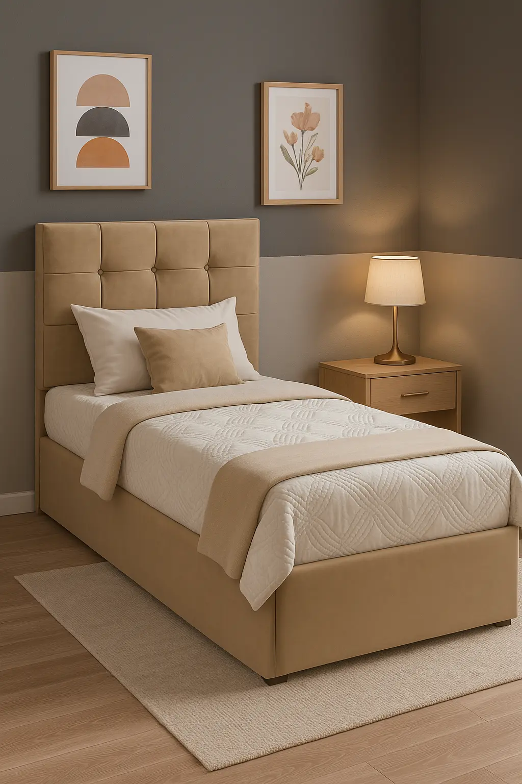 لوح رأس سرير SQUAIR الحديث المنجد 90*200 سم