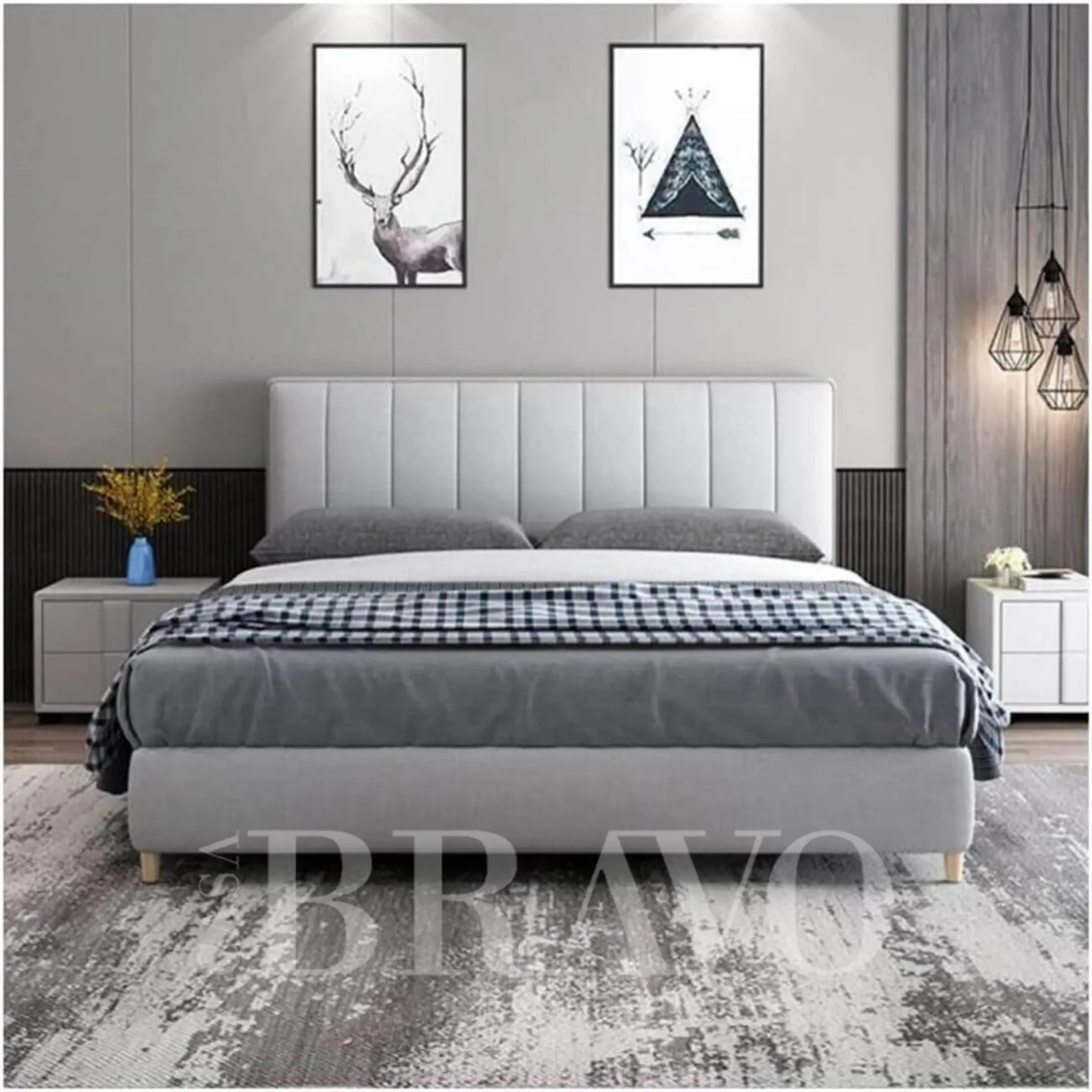 سرير UrbanNest – هدوء معاصر مع رقي بانورامي