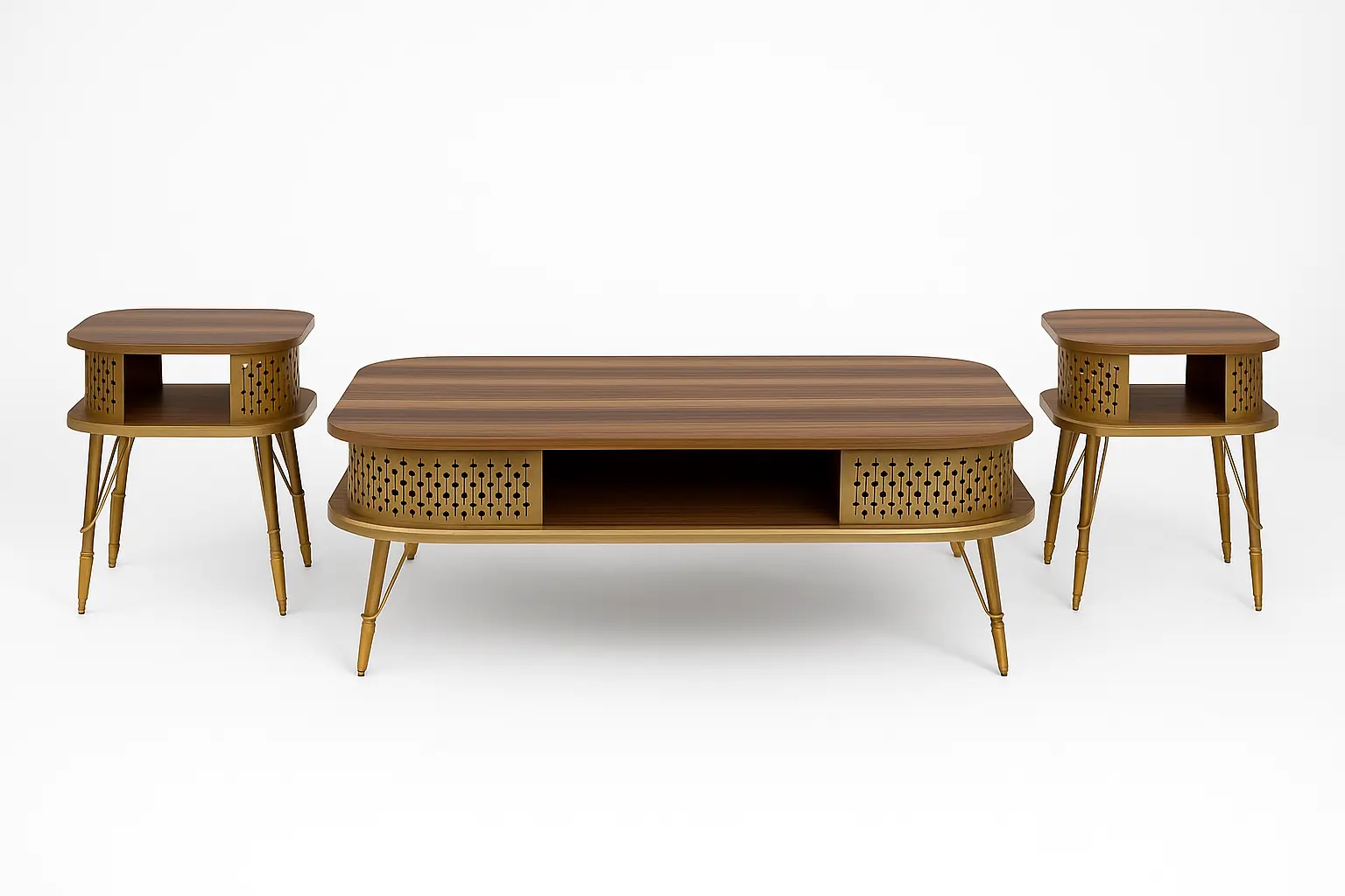 طقم طاولة واحة عصري من منتصف القرن - كازا برافو