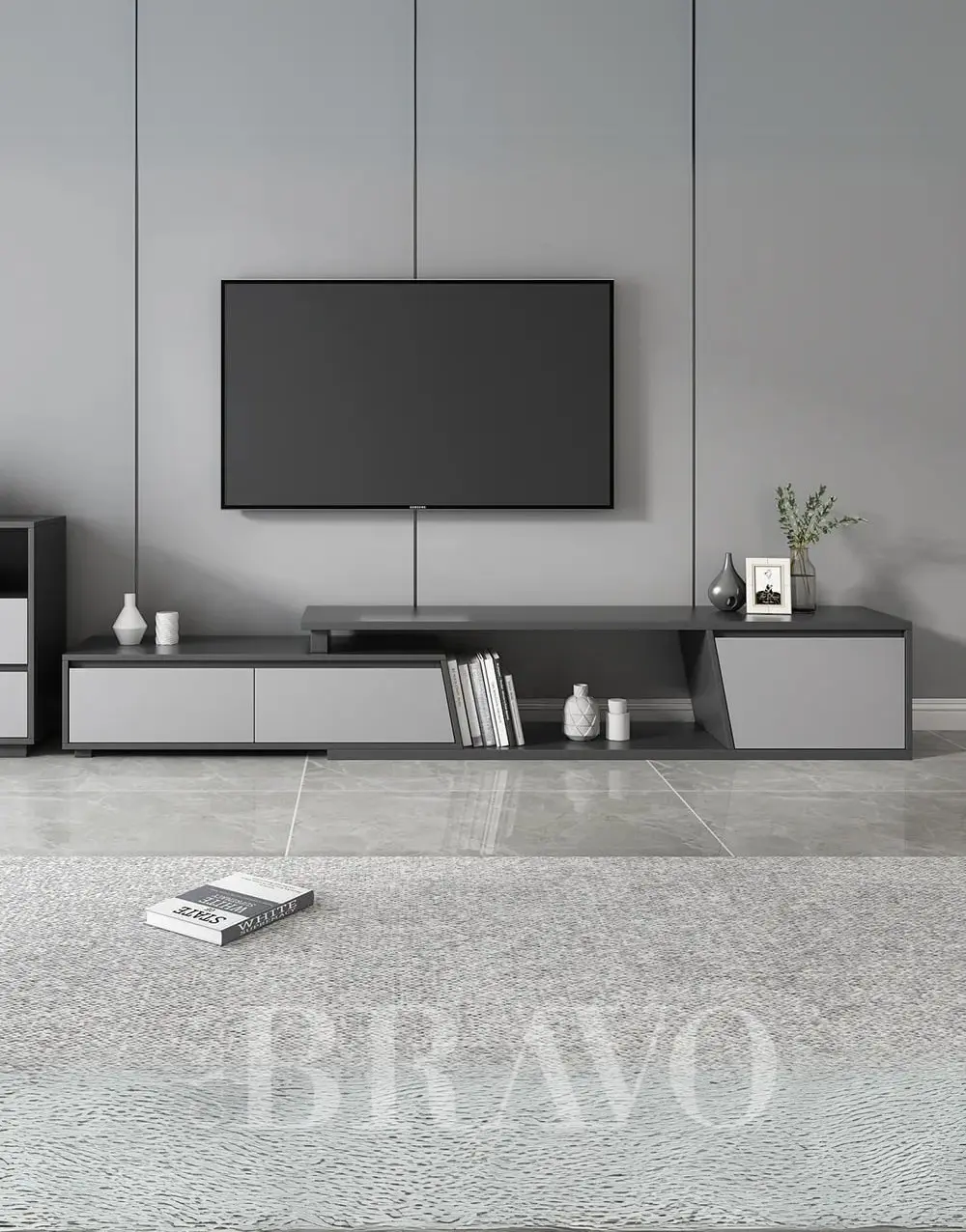 وحدة تلفزيون معيارية غير متناظرة