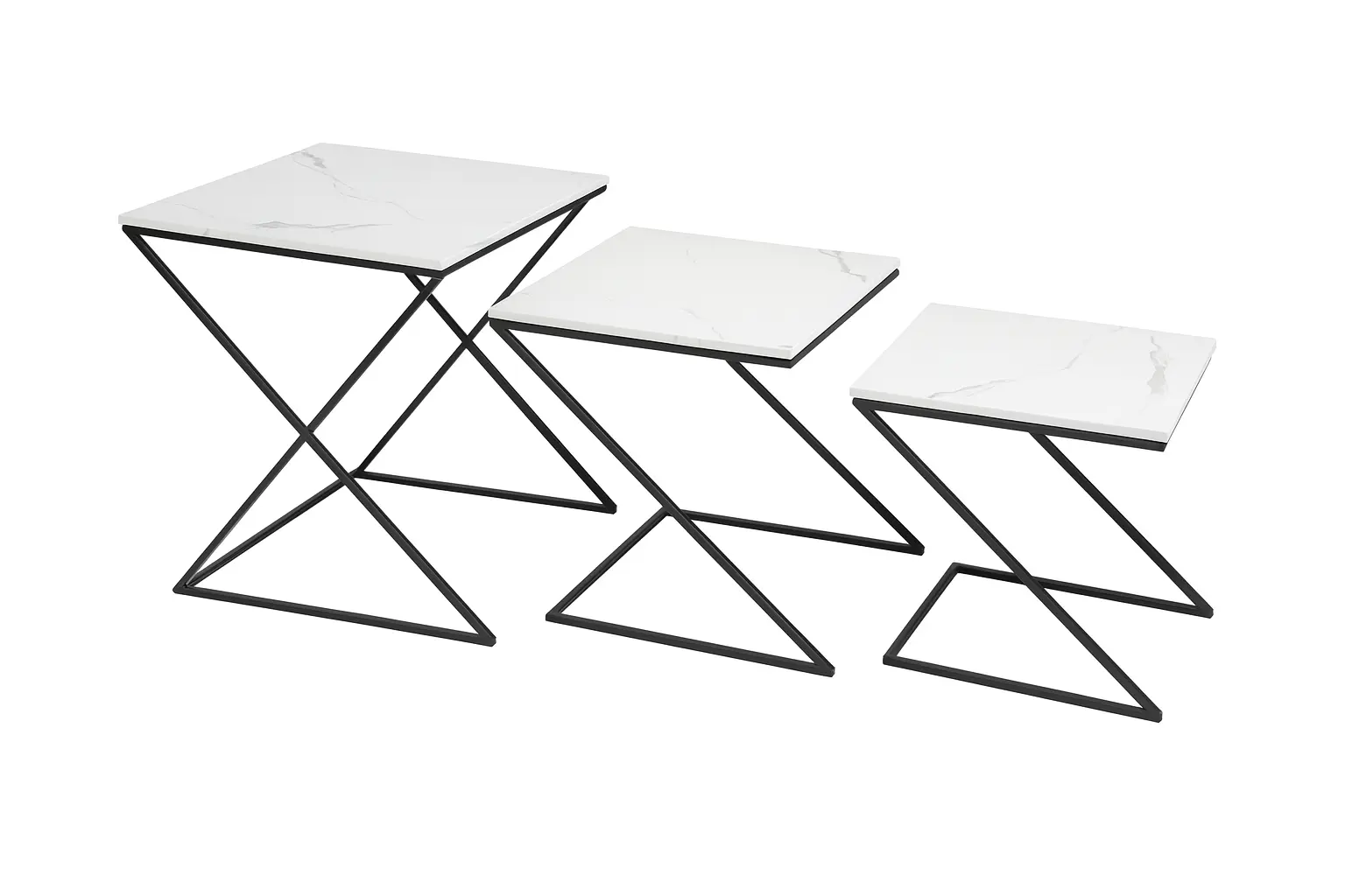 طاولات جانبية متداخلة على شكل حرف Z - كازا برافو