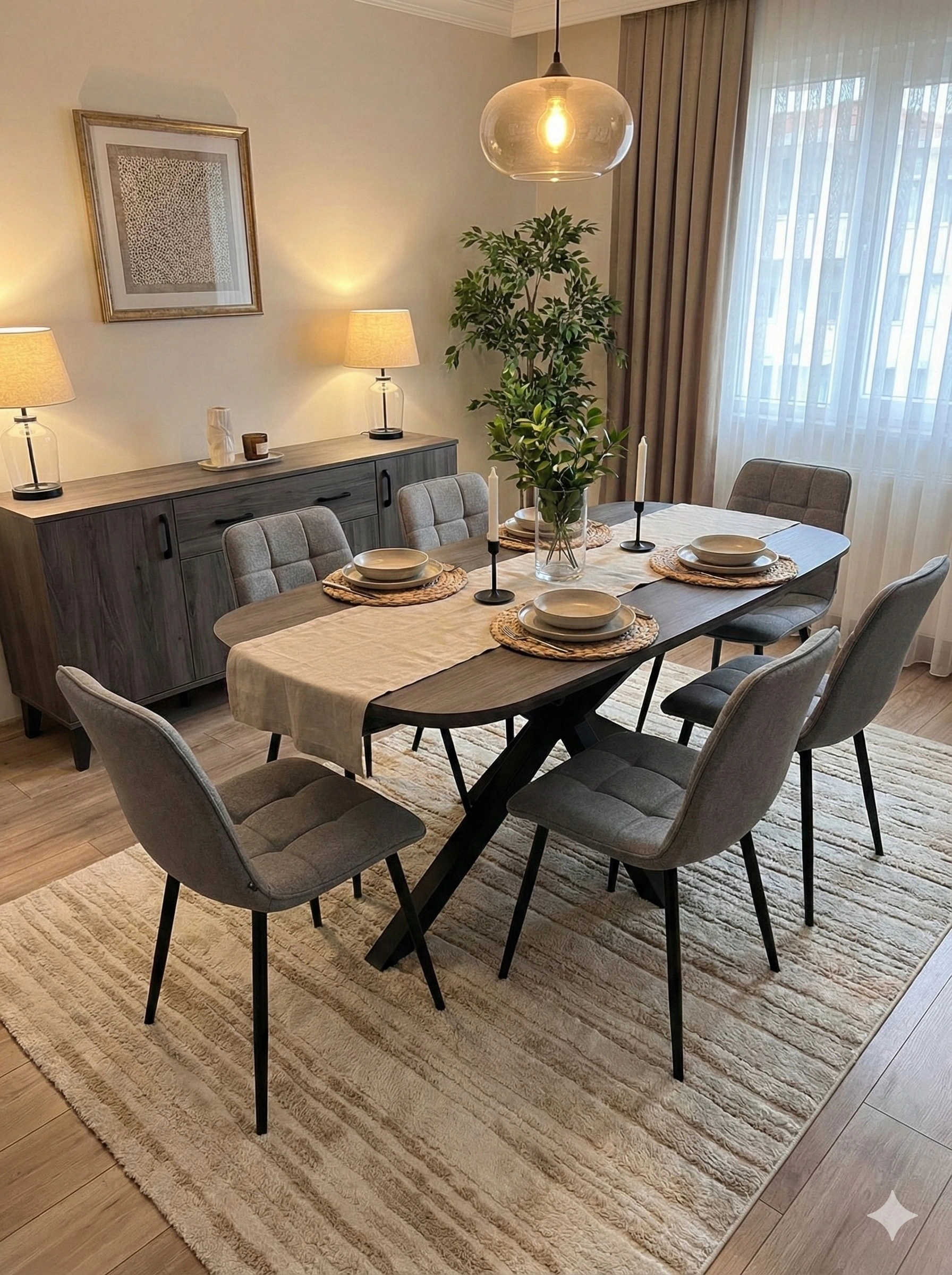 طقم سفرة هامليت لـ 6 أشخاص