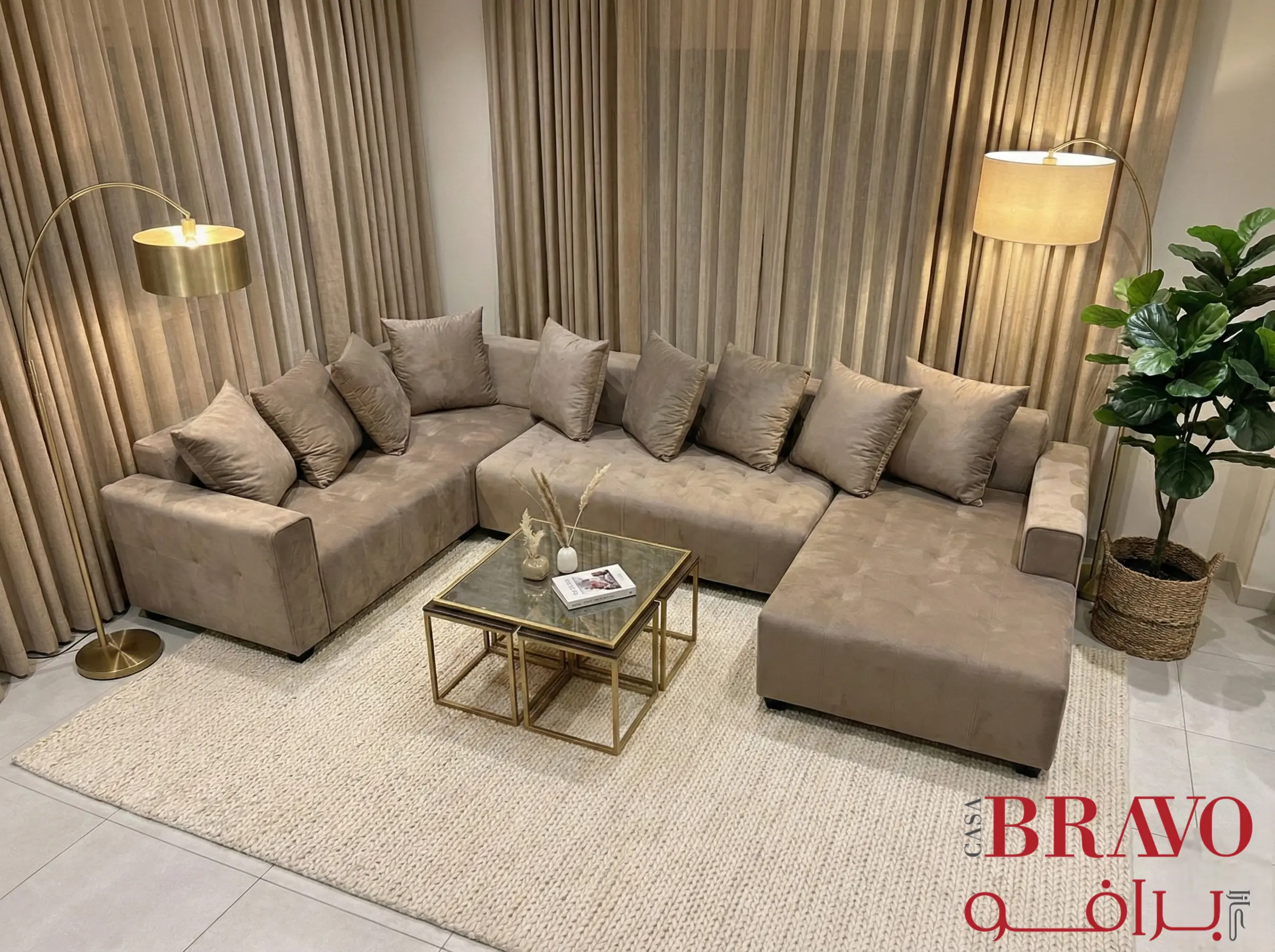 أريكة إيتيرنو بلس على شكل حرف U