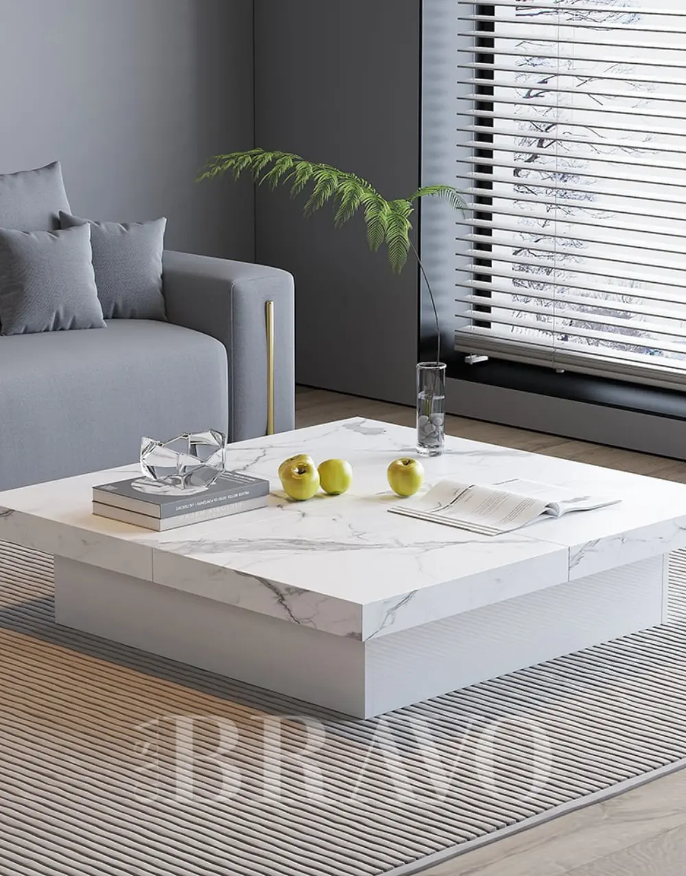 طاولة مركزية ماربل أسترا ترانسفورم - كازا برافو