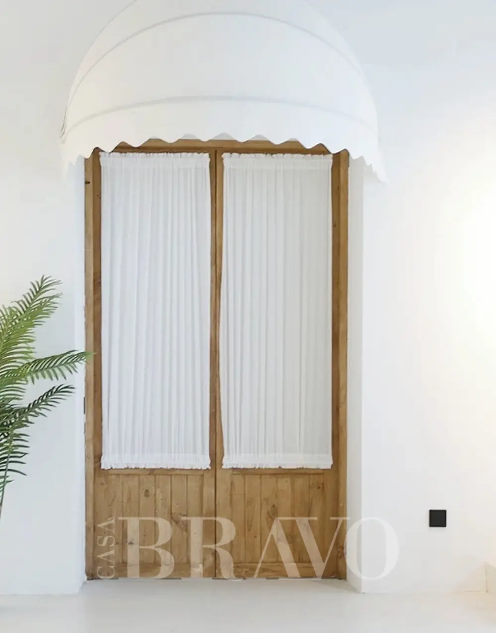 ستارة شفافة فاخرة - حديثة للباب