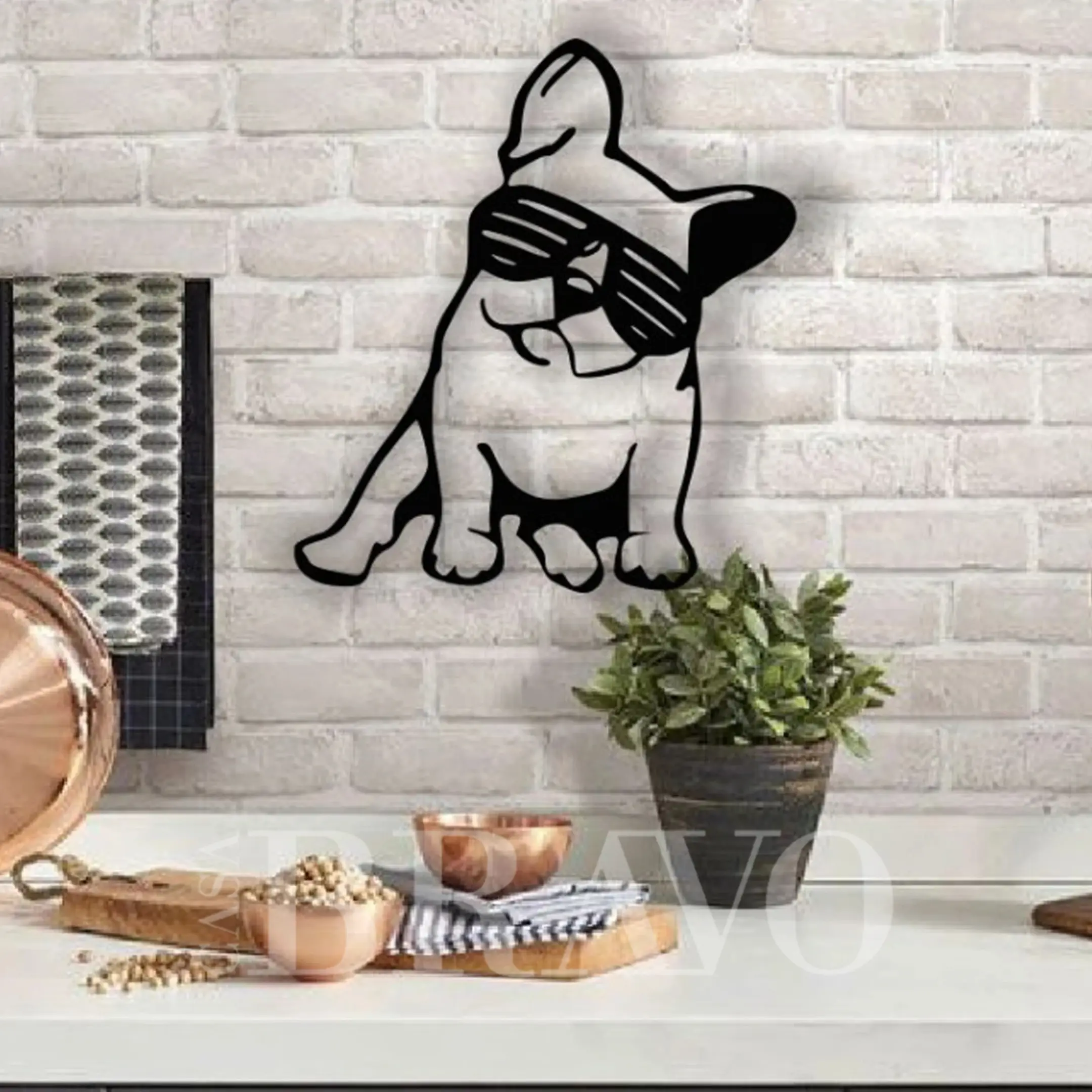 لوحة جدارية "النمر الشرس" - تصميم عصري من مادة MDF مقطوعة، مناسب للمنزل والمكتب