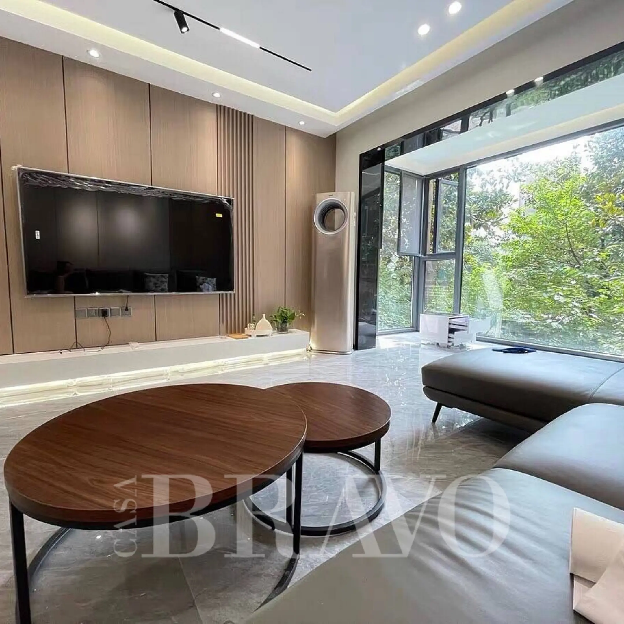 اسم الطاولة المركزية: طاولات متداخلة من خشب الجوز
اسم حامل التلفزيون: وحدة تحكم وسائط من خشب الجوز هورايزون