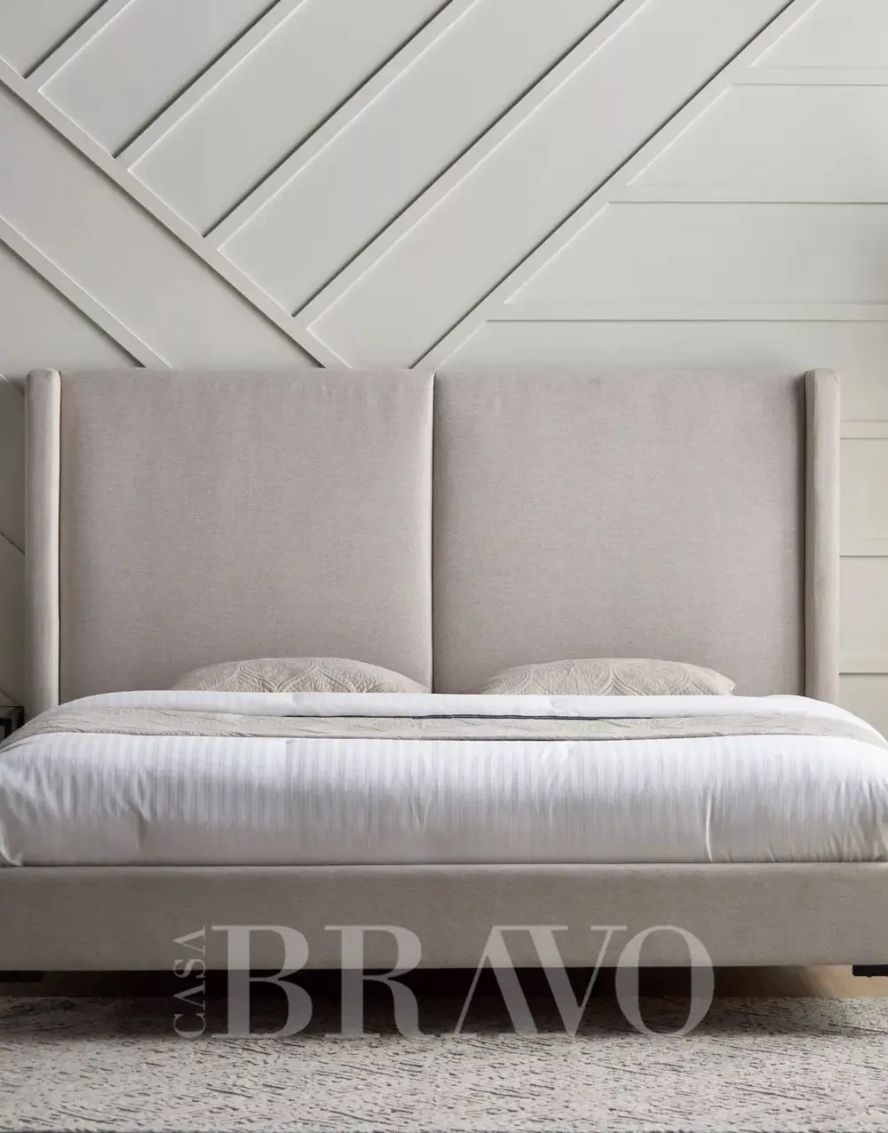 سرير منجد عصري وبسيط - كازا برافو