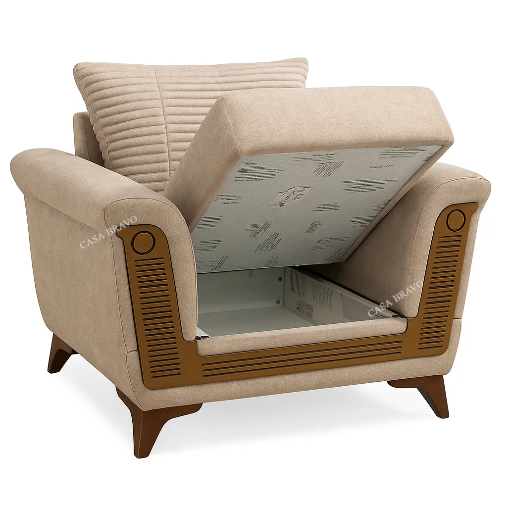 أريكة سرير فاخرة للتخزين من كازا برافو - راحة أنيقة ووظائف ذكية